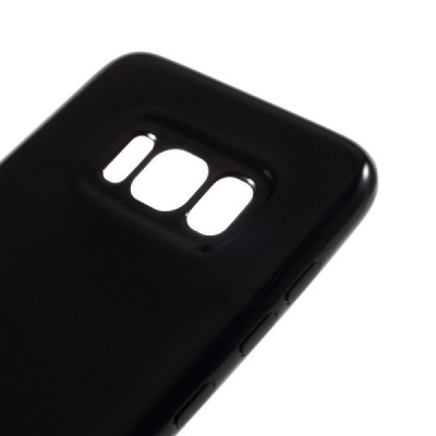 Samsung Galaxy S8 (G950) kieto silikono TPU juodas dėklas - nugarėlė / Priedai.lt
