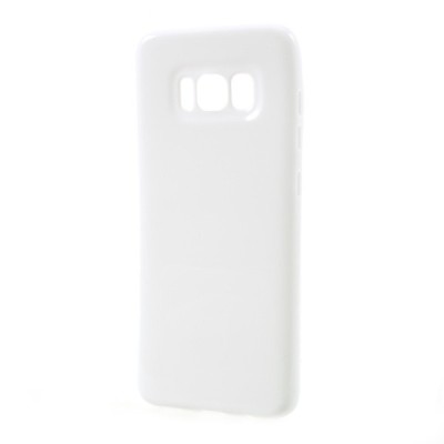 Samsung Galaxy S8 (G950) kieto silikono TPU baltas dėklas - nugarėlė / Priedai.lt