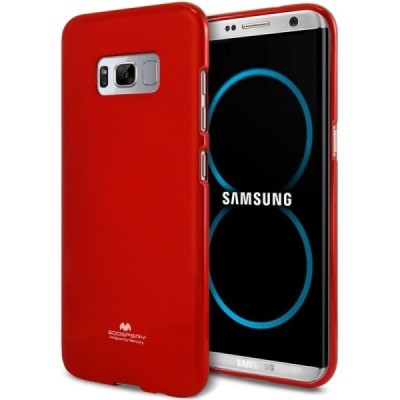 Samsung Galaxy S8+ (G955) Mercury raudonas kieto silikono tpu dėklas - nugarėlė / Priedai.lt