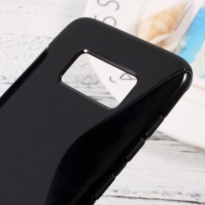 Samsung Galaxy S8 (G950) silikoninis TPU juodas dėklas - nugarėlė / Priedai.lt