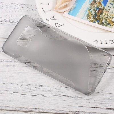 Samsung Galaxy S8 (G950) silikoninis TPU pilkas dėklas - nugarėlė / Priedai.lt