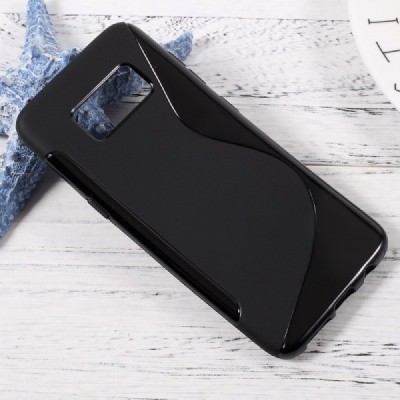 Samsung Galaxy S8+ (G955) silikoninis TPU juodas dėklas - nugarėlė / Priedai.lt