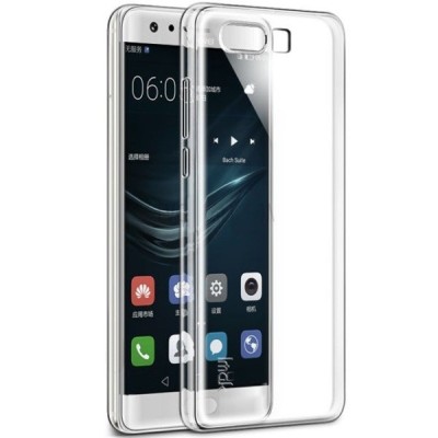 Huawei P10 Plus skaidrus (permatomas) kieto silikono TPU ploniausias pasaulyje bespalvis dėklas / Priedai.lt