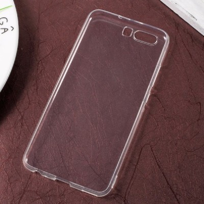 Huawei P10 Plus skaidrus (permatomas) kieto silikono TPU ploniausias pasaulyje bespalvis dėklas / Priedai.lt