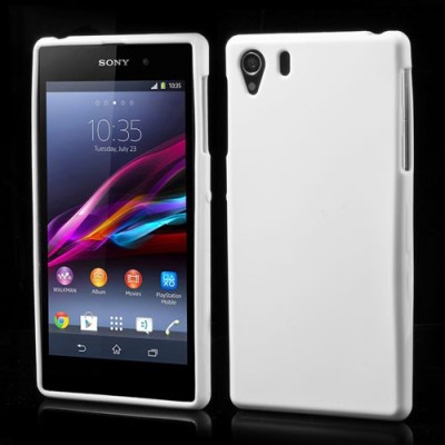 „Jelly Case“ Sony Xperia Z1 baltas tpu silikoninis dėklas / Priedai.lt