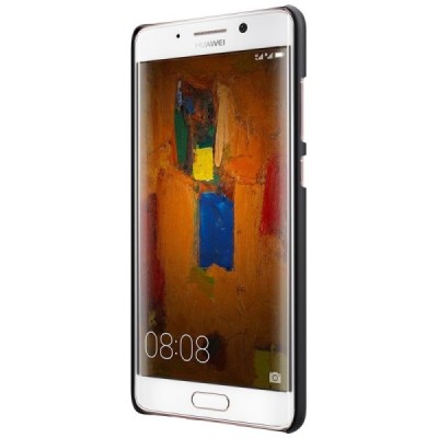 Huawei Mate 9 Pro Nillkin Frosted Shield juodas plastikinis dėklas + apsauginė ekrano plėvelė / Priedai.lt