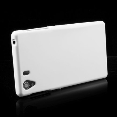 „Jelly Case“ Sony Xperia Z1 baltas tpu silikoninis dėklas / Priedai.lt