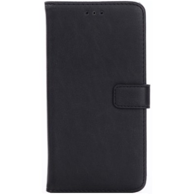 Huawei Mate 9 Pro (Huawei Mate 9 Pro Porsche Design) atverčiamas juodas odinis retro dėklas - piniginė / Priedai.lt