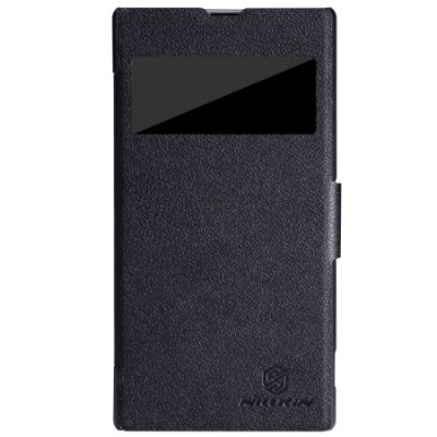 „Nillkin“ Fresh atverčiamas Sony Xperia Z1 juodas dėklas / Priedai.lt