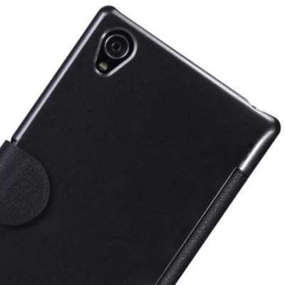 „Nillkin“ Fresh atverčiamas Sony Xperia Z1 juodas dėklas / Priedai.lt