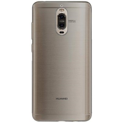 Huawei Mate 9 Pro (Porsche Design) pilkas (permatomas) kieto silikono TPU ploniausias pasaulyje bespalvis dėklas / Priedai.lt