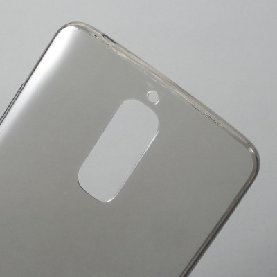 Huawei Mate 9 Pro (Porsche Design) pilkas (permatomas) kieto silikono TPU ploniausias pasaulyje bespalvis dėklas / Priedai.lt