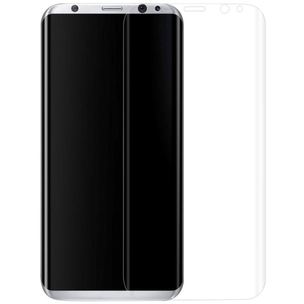 „ISME“ apsauginė ekrano plėvelė (pilnai dengianti) - skaidri (Galaxy S8)