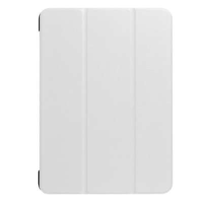 Samsung Galaxy Tab S3 9,7 (T820, T825) atverčiamas baltas odinis dėklas - knygutė (sulankstomas) / Priedai.lt