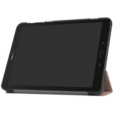 Samsung Galaxy Tab S3 9,7 (T820, T825) atverčiamas auksinis odinis dėklas - knygutė (sulankstomas) / Priedai.lt