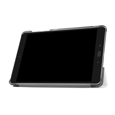 Asus ZenPad 3S 10 (Z500KL) atverčiamas baltas odinis dėklas - knygutė / Priedai.lt