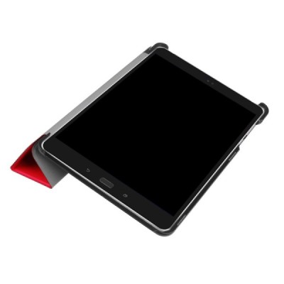 Asus ZenPad 3S 10 (Z500KL) atverčiamas raudonas odinis dėklas - knygutė / Priedai.lt