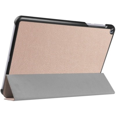 Asus ZenPad 3S 10 (Z500KL) atverčiamas auksinis odinis dėklas - knygutė / Priedai.lt