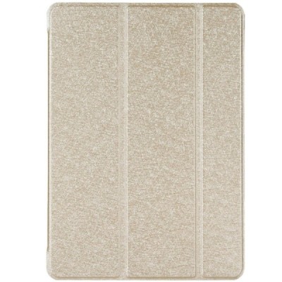Apple iPad Air 2 plonas atverčiamas smėlio spalvos odinis dėklas / Priedai.lt