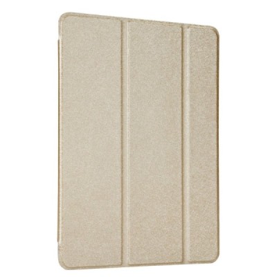 Apple iPad Air 2 plonas atverčiamas smėlio spalvos odinis dėklas / Priedai.lt