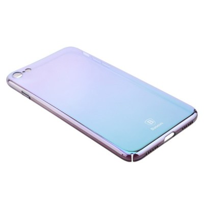Apple iPhone 7 (iPhone 8) Baseus Mirror Glass plastikinis veidrodinis permatomas smaragdinis dėklas / Priedai.lt