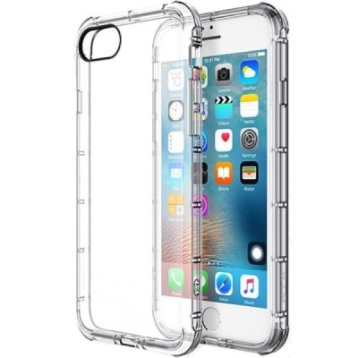 Apple iPhone 7 (iPhone 8) Rock Fence kieto silikono TPU skaidrus permatomas dėklas / Priedai.lt