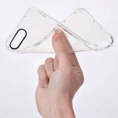 Apple iPhone 7 Plus (iPhone 8 Plus) Rock Fence kieto silikono TPU skaidrus permatomas dėklas / Priedai.lt