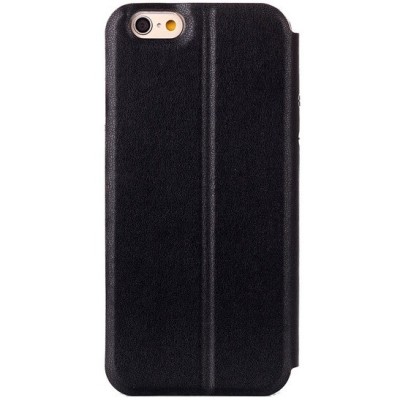 Apple iPhone 6 / 6s „Vili“ S View Cover atverčiamas juodas dėklas su langeliu / Priedai.lt