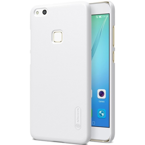 „Nillkin“ Frosted Shield dėklas - baltas + apsauginė ekrano plėvelė (P10 Lite)