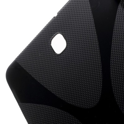 Samsung Galaxy Tab S2 8.0 (T715, T710) kieto silikono TPU juodas dėklas - nugarėlė / Priedai.lt