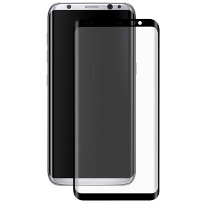 Samsung Galaxy S8 (G530) „Hat-Prince“ 9H Tempered Glass sustiprintos apsaugos juodas pilnai dengiantis apsauginis ekrano stiklas
