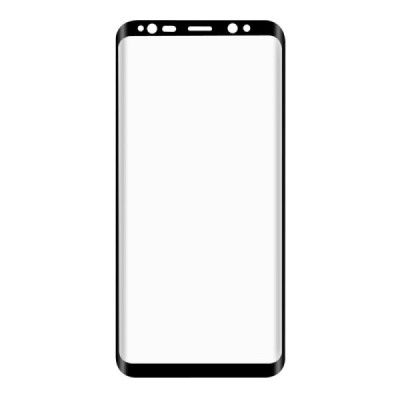 Samsung Galaxy S8 (G530) „Hat-Prince“ 9H Tempered Glass sustiprintos apsaugos juodas pilnai dengiantis apsauginis ekrano stiklas