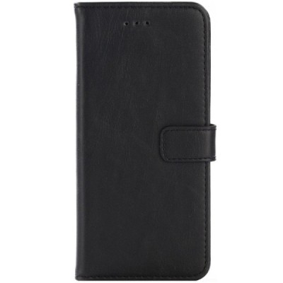 Samsung Galaxy S8 (G950) atverčiamas juodas odinis retro dėklas - piniginė / Priedai.lt