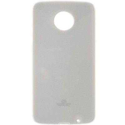 Motorola Moto Z (Moto Z Droid) baltas Mercury kieto silikono (TPU) dėklas / Priedai.lt