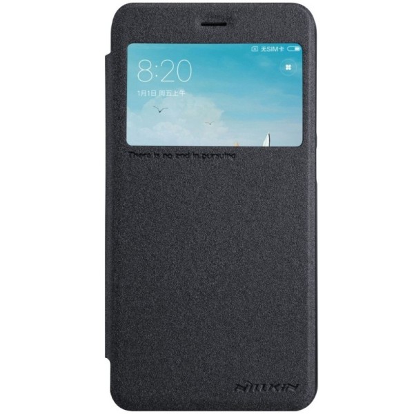 „Nillkin“ Sparkle atverčiamas dėklas - pilkas (Redmi 4X)