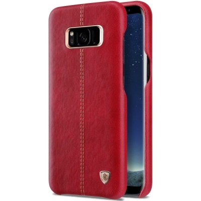 „Nillkin“ Englon Samsung Galaxy S8 (G950) raudonas odinis dėklas - nugarėlė / Priedai.lt