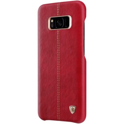 „Nillkin“ Englon Samsung Galaxy S8 (G950) raudonas odinis dėklas - nugarėlė / Priedai.lt
