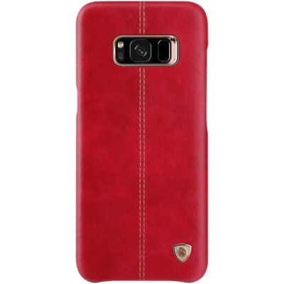 „Nillkin“ Englon Samsung Galaxy S8 (G950) raudonas odinis dėklas - nugarėlė / Priedai.lt