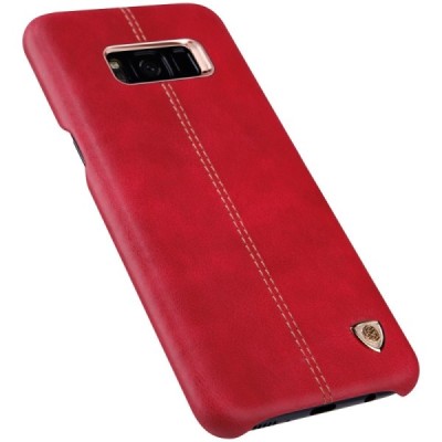 „Nillkin“ Englon Samsung Galaxy S8 (G950) raudonas odinis dėklas - nugarėlė / Priedai.lt