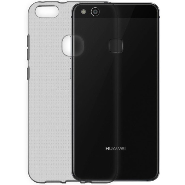 Ploniausias TPU skaidrus dėklas - pilkas (P10 Lite)