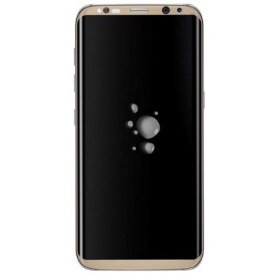 Samsung Galaxy S8+ (G955) „Calans“ 9H Tempered Glass sustiprintos apsaugos auksinis pilnai dengiantis apsauginis ekrano stiklas