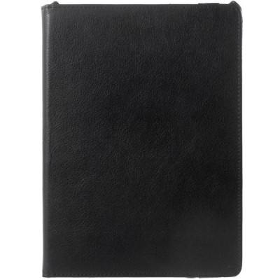 Apple iPad 9.7" 2017 (iPad 9.7" 2018) atverčiamas, sukiojamas 360 laipsnių, juodas odinis dėklas - stovas / Priedai.lt
