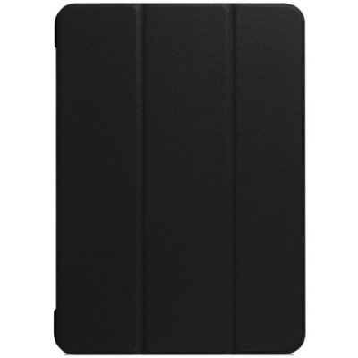 Apple iPad 9.7" 2017 (iPad 9.7" 2018) atverčiamas juodas odinis dėklas - knygutė / Priedai.lt