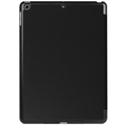 Apple iPad 9.7" 2017 (iPad 9.7" 2018) atverčiamas juodas odinis dėklas - knygutė / Priedai.lt
