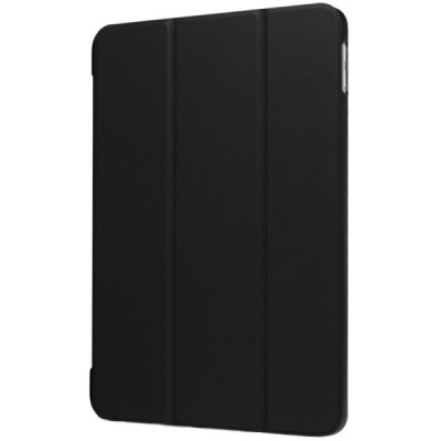 Apple iPad 9.7" 2017 (iPad 9.7" 2018) atverčiamas juodas odinis dėklas - knygutė / Priedai.lt