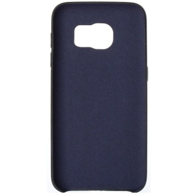 Slim Leather Samsung Galaxy S7 G930F juodos spalvos odinis dėklas - nugarėlė / Priedai.lt