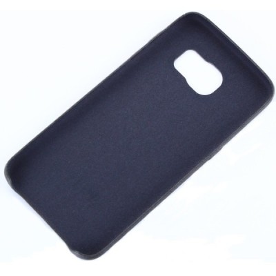 Slim Leather Samsung Galaxy S7 G930F juodos spalvos odinis dėklas - nugarėlė / Priedai.lt