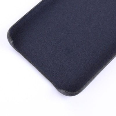 Slim Leather Samsung Galaxy S7 G930F juodos spalvos odinis dėklas - nugarėlė / Priedai.lt