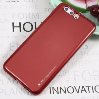 Huawei P10 (Huawei Ascend P10) raudonas Mercury kieto silikono (TPU) dėklas - nugarėlė / Priedai.lt
