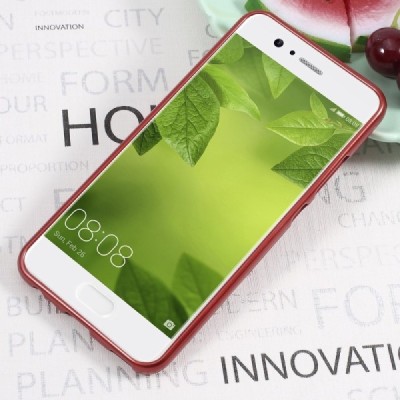 Huawei P10 (Huawei Ascend P10) raudonas Mercury kieto silikono (TPU) dėklas - nugarėlė / Priedai.lt